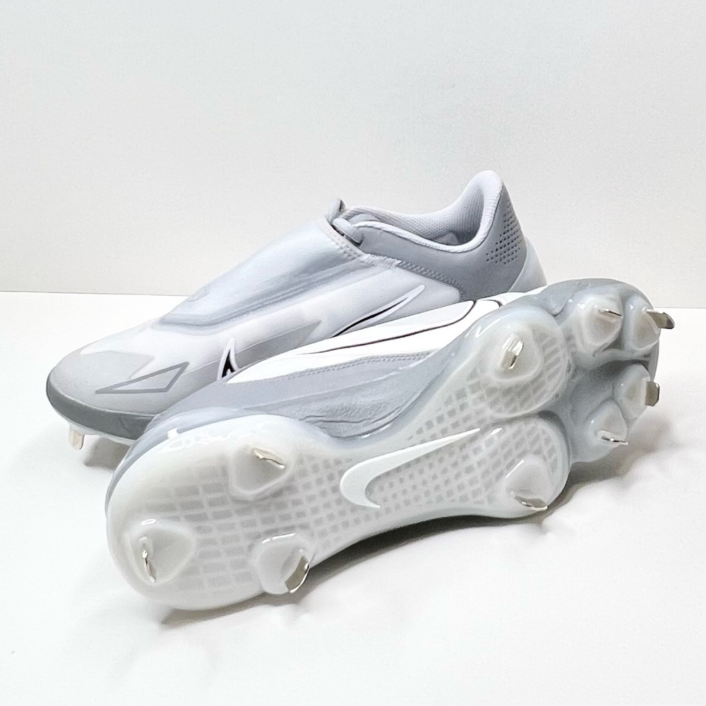 NEW Nike Men's Force Zoom Trout 8 Pro Metal Baseball Cleats in Grey Size 9.5 - Picture 12 of 13